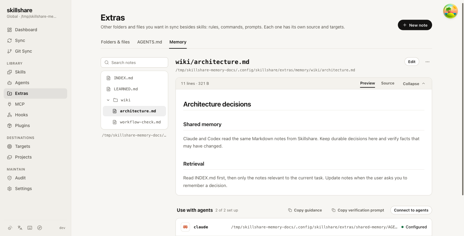 English saved note in Markdown preview